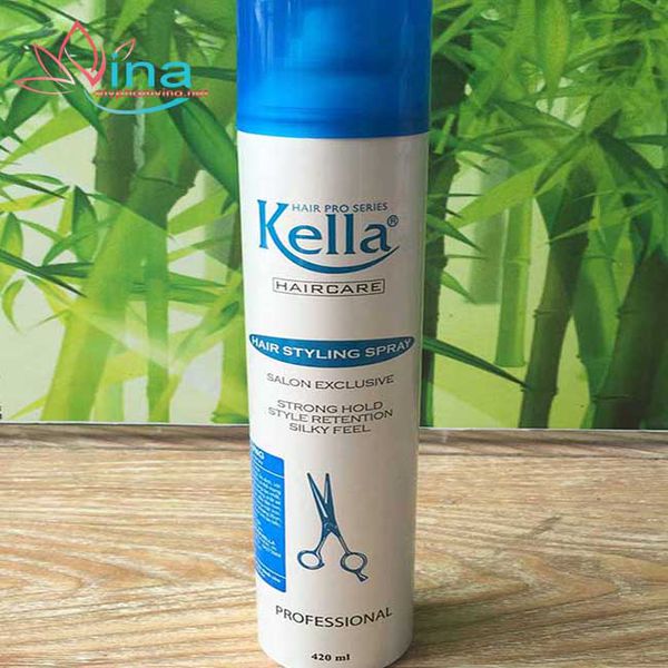 [HCM]Keo Xịt Tạo Kiểu Tóc Kella Cứng ( xanh )