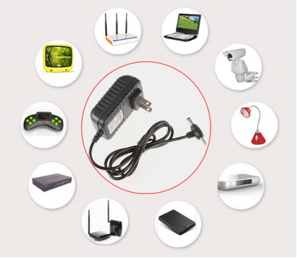 Nguồn 12V/2A 2 Jack Có Đèn Báo Trạng Thái