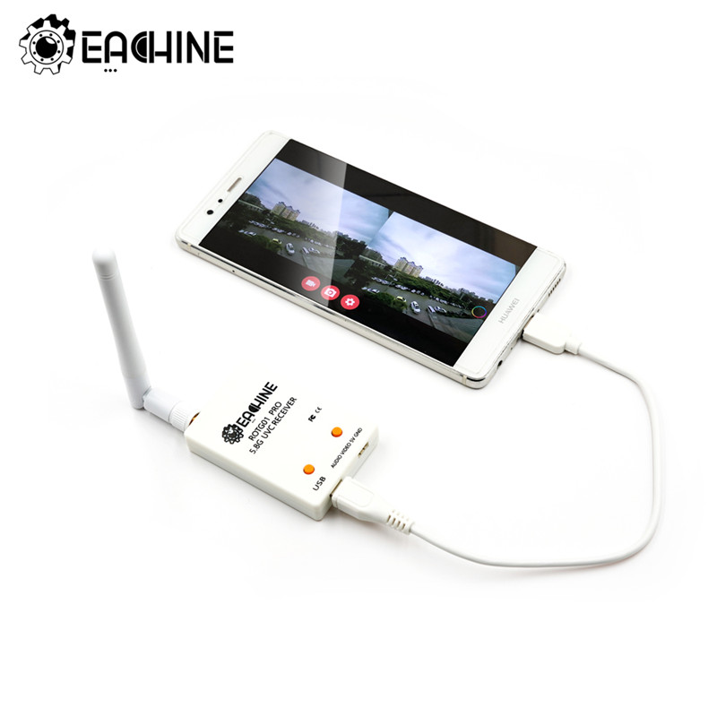 Đầu thu không dây toàn kênh FPV UVC OTG ROTG01 Pro kênh 150CH 5.8G phát âm