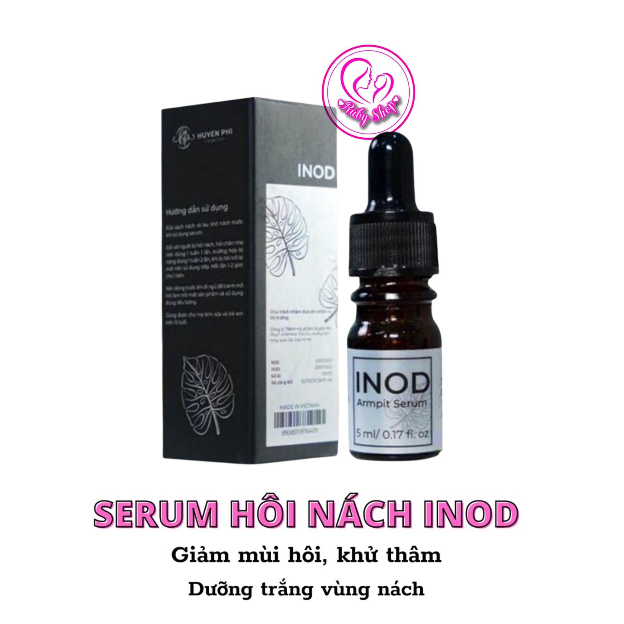 Hết hôi, hết thâm nách nhanh chóng với serum inod Huyền Phi chính hãng
