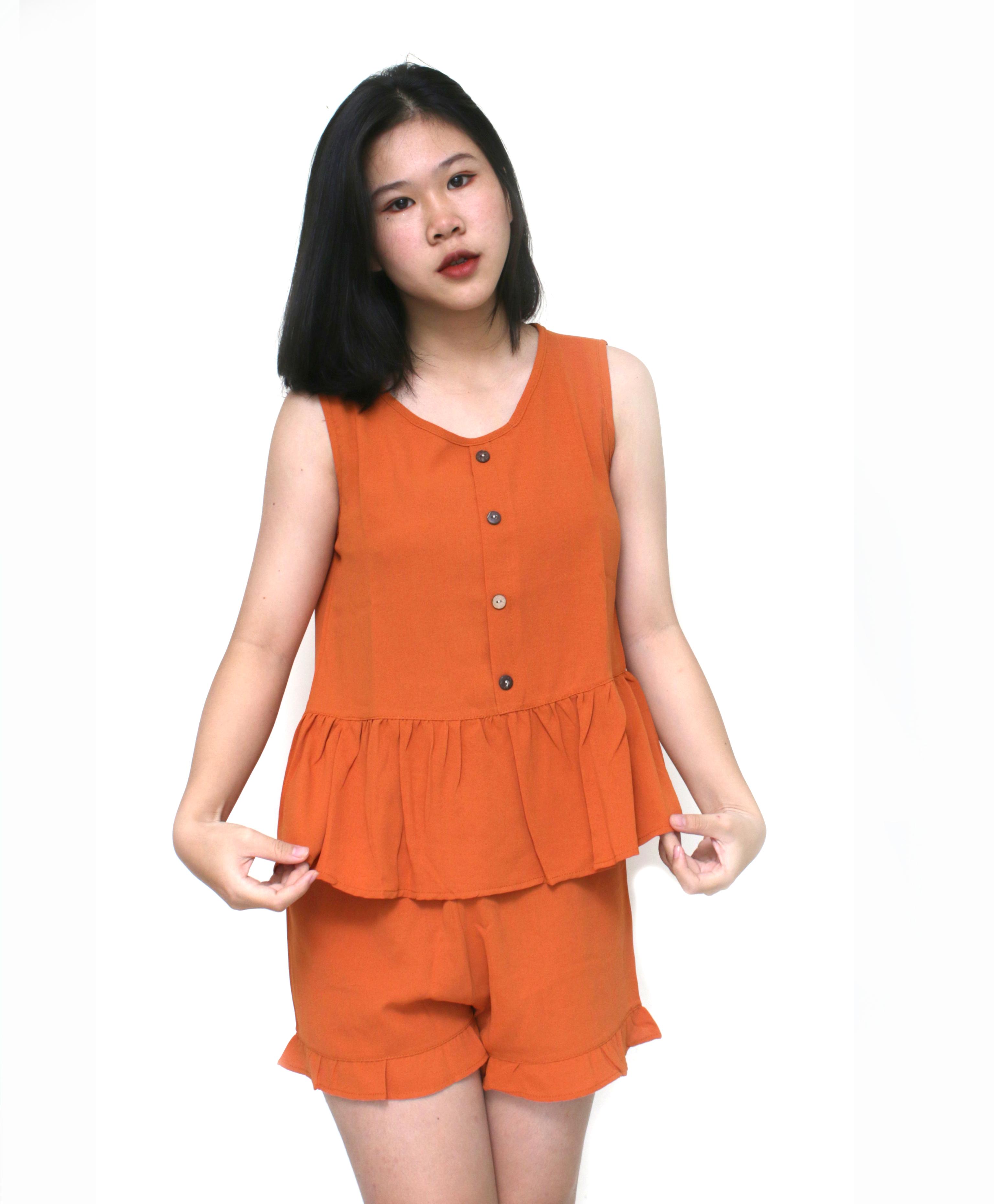 Bộ đũi nữ mặc nhà sát nách quần đùi dễ thương
