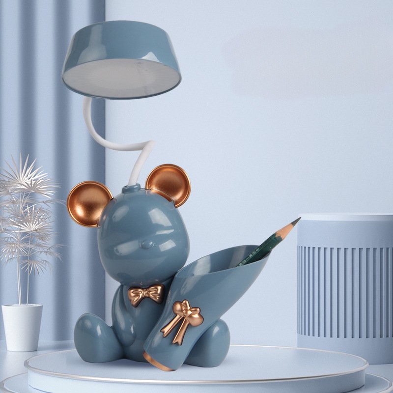 Đèn ngủ để bàn, đèn led để bàn học hình gấu bread brick bảo vệ mắt phù hợp để trang trí