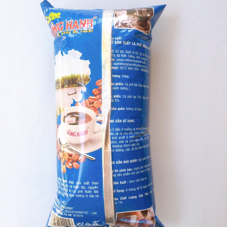 CÀ PHÊ PHA PHIN HỒNG HẠNH  500gram