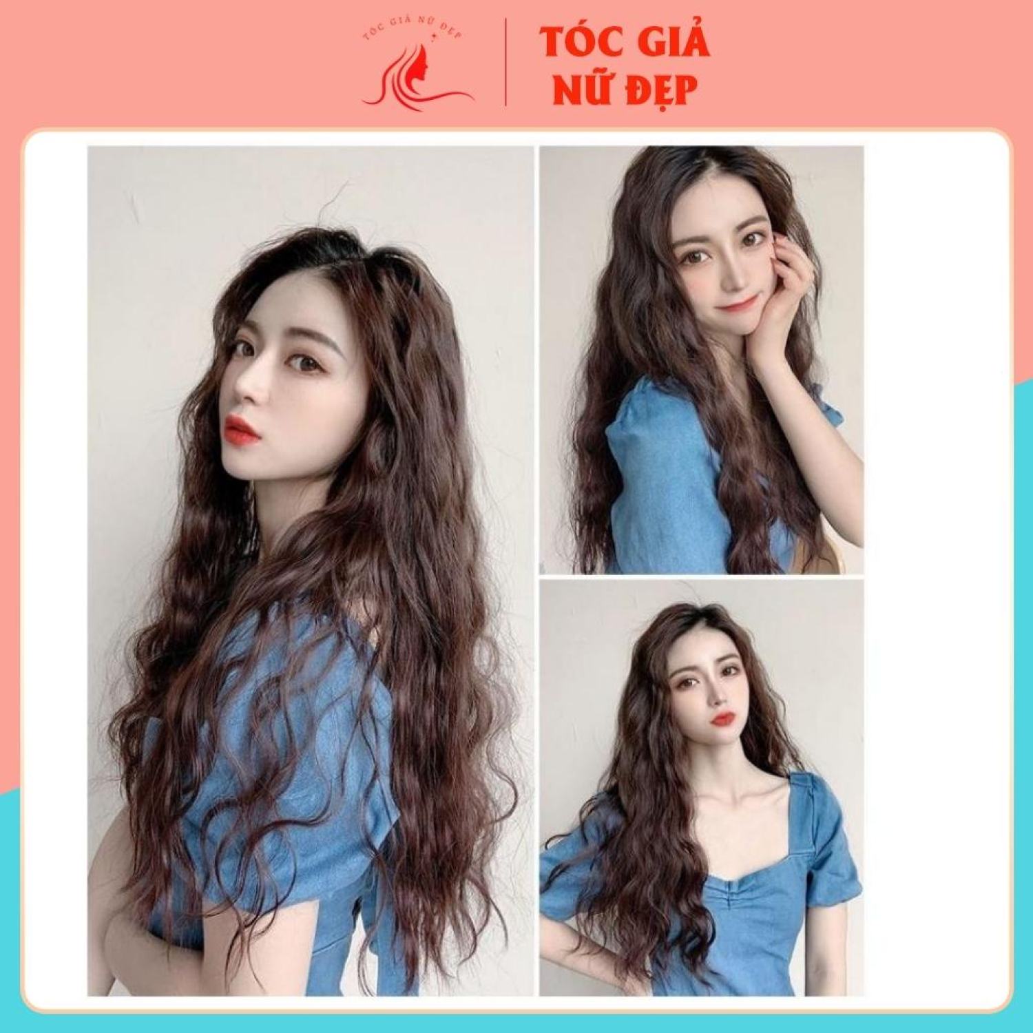 Tóc giả kẹp u xù U08A