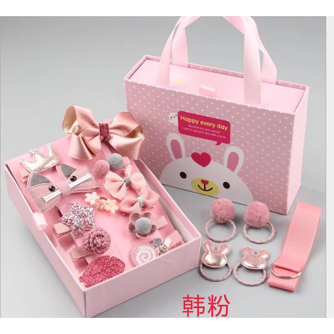 Set cặp tóc cho bé 18 chi tiết có hộp