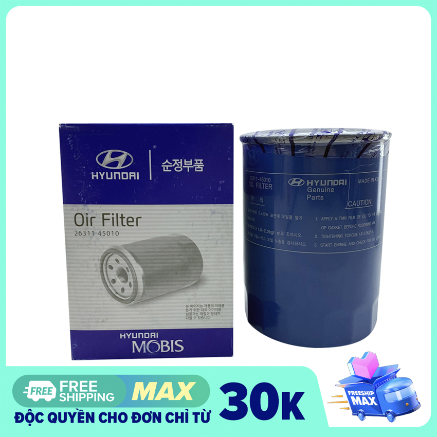 Lọc dầu nhớt Hyundai County (xe 29 chỗ), Tải 3,5 tấn