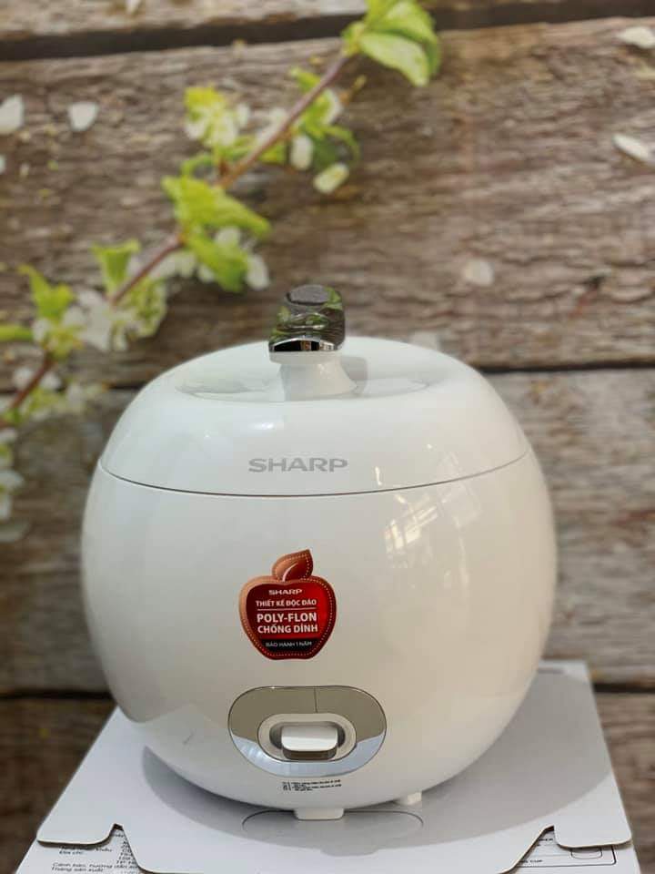 Nồi cơm điện mini quả táo Sharp 0.72l  KS-A08V-RD