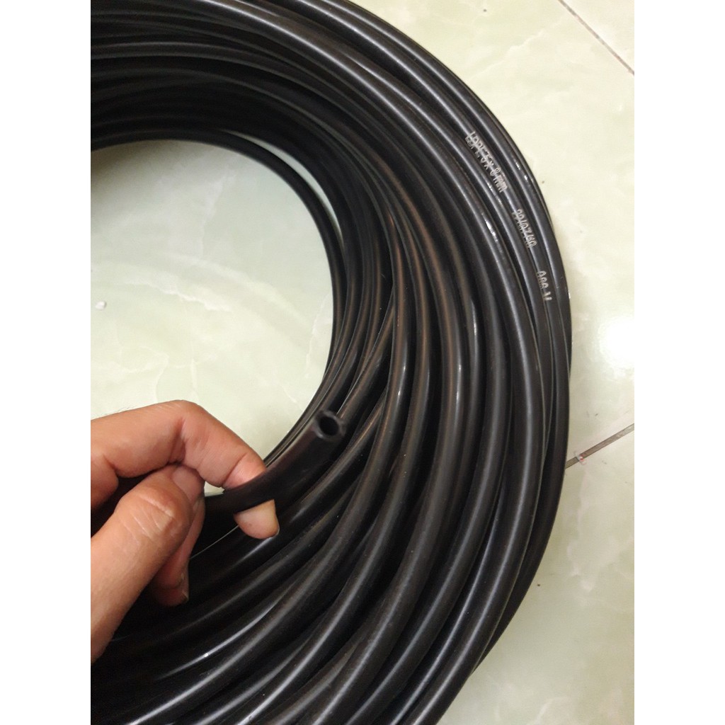 [ Sỉ ] - Cuộn 100m Dây phun sương PE đen 8mm