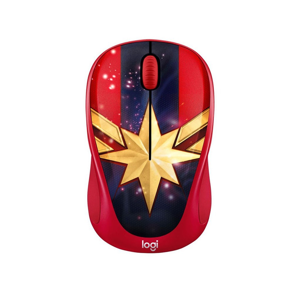 Chuột không dây Logitech M238 Marvel Collection - Hàng Chính Hãng
