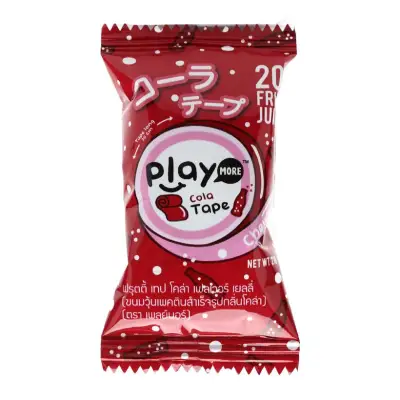 [HCM]Kẹo dẻo cuộn Play More Thái Lan gói 21g vị Cola