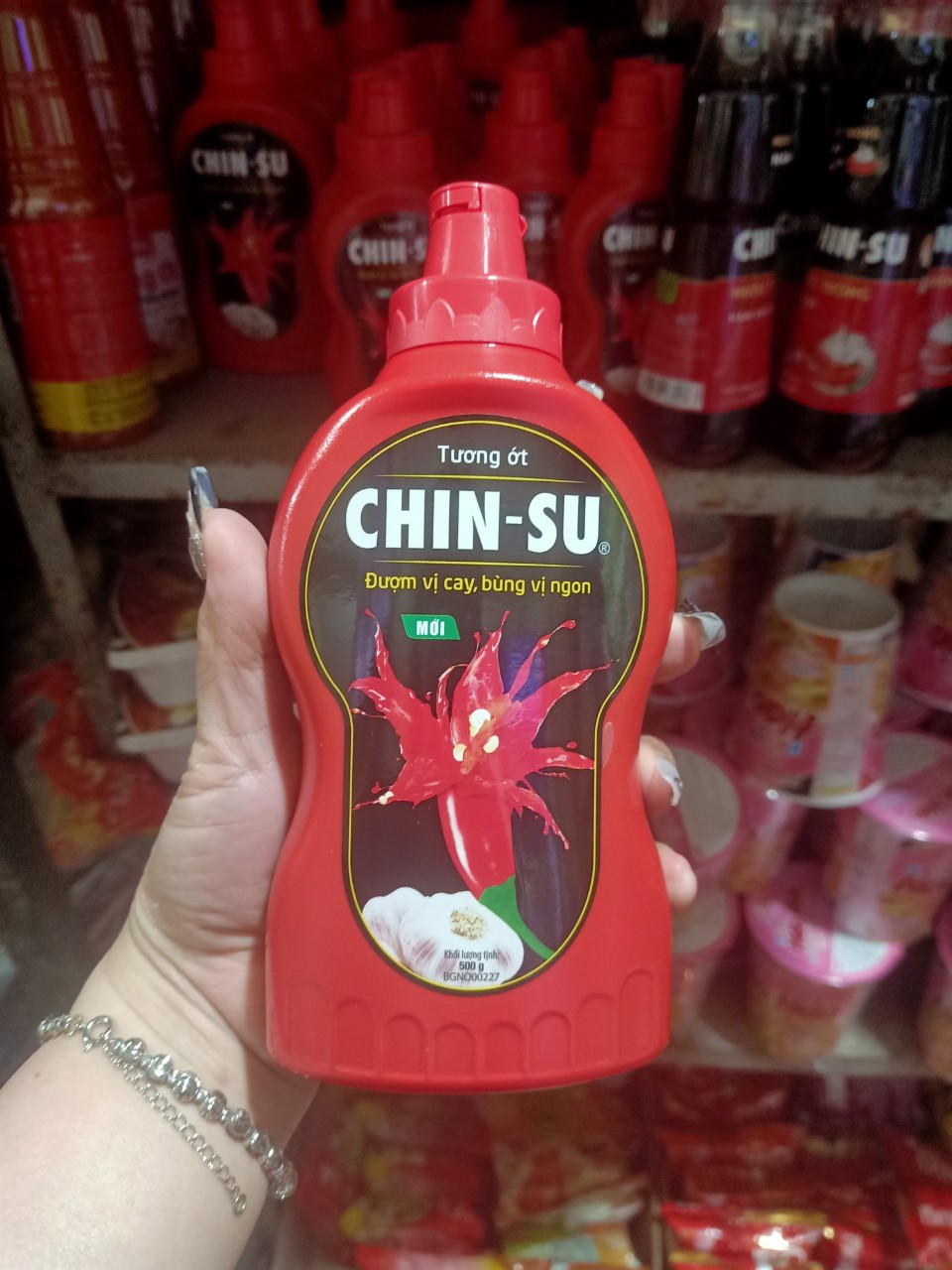 Tương ớt Chinsu chai 500g