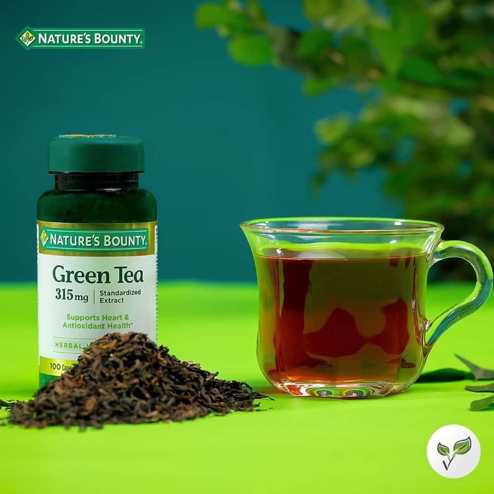 Nature’s Bounty Green Tea Extract 315mg, 100v 09/2023