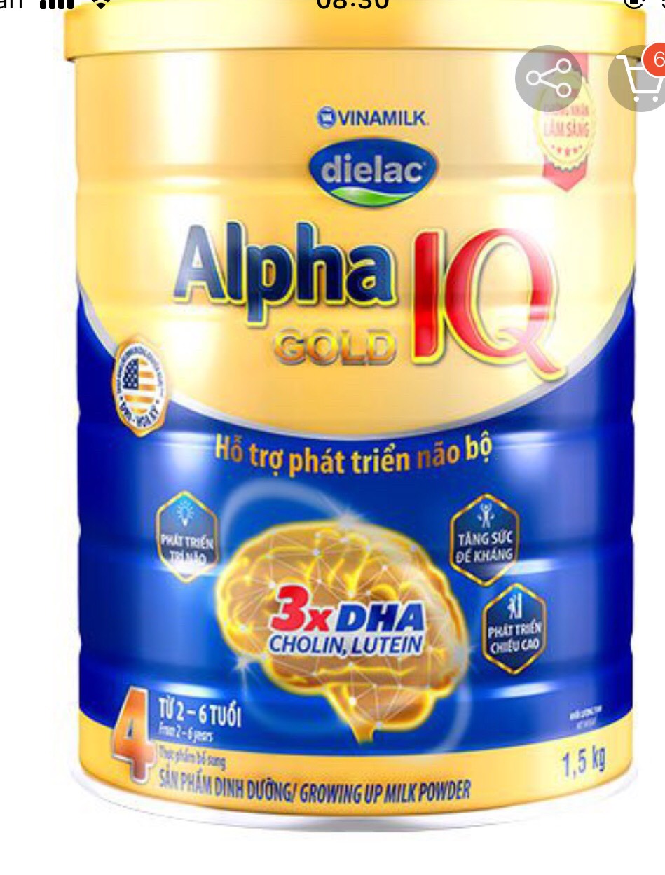 [HCM]Sale sốc - Sữa bột dielac alpha gold 4 900g vinamilk