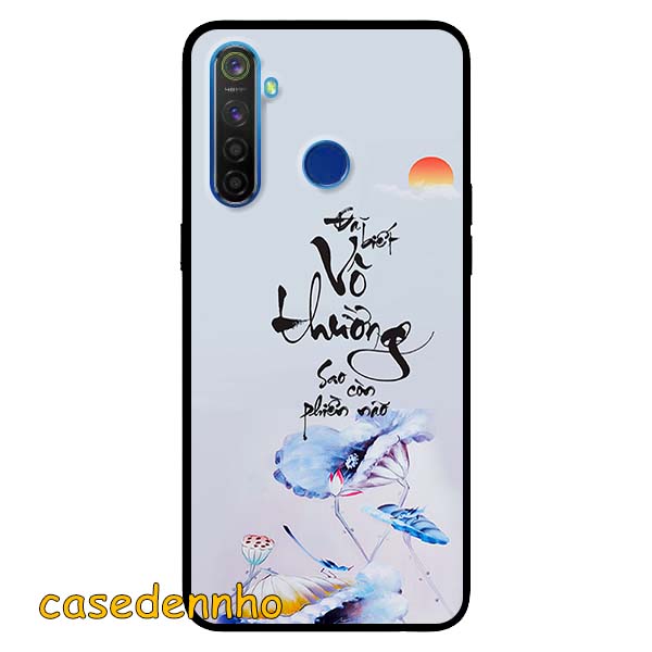 Ốp lưng dành cho realme 5 - realme 5s - realme 5i - realme 6i- thư pháp vô thường