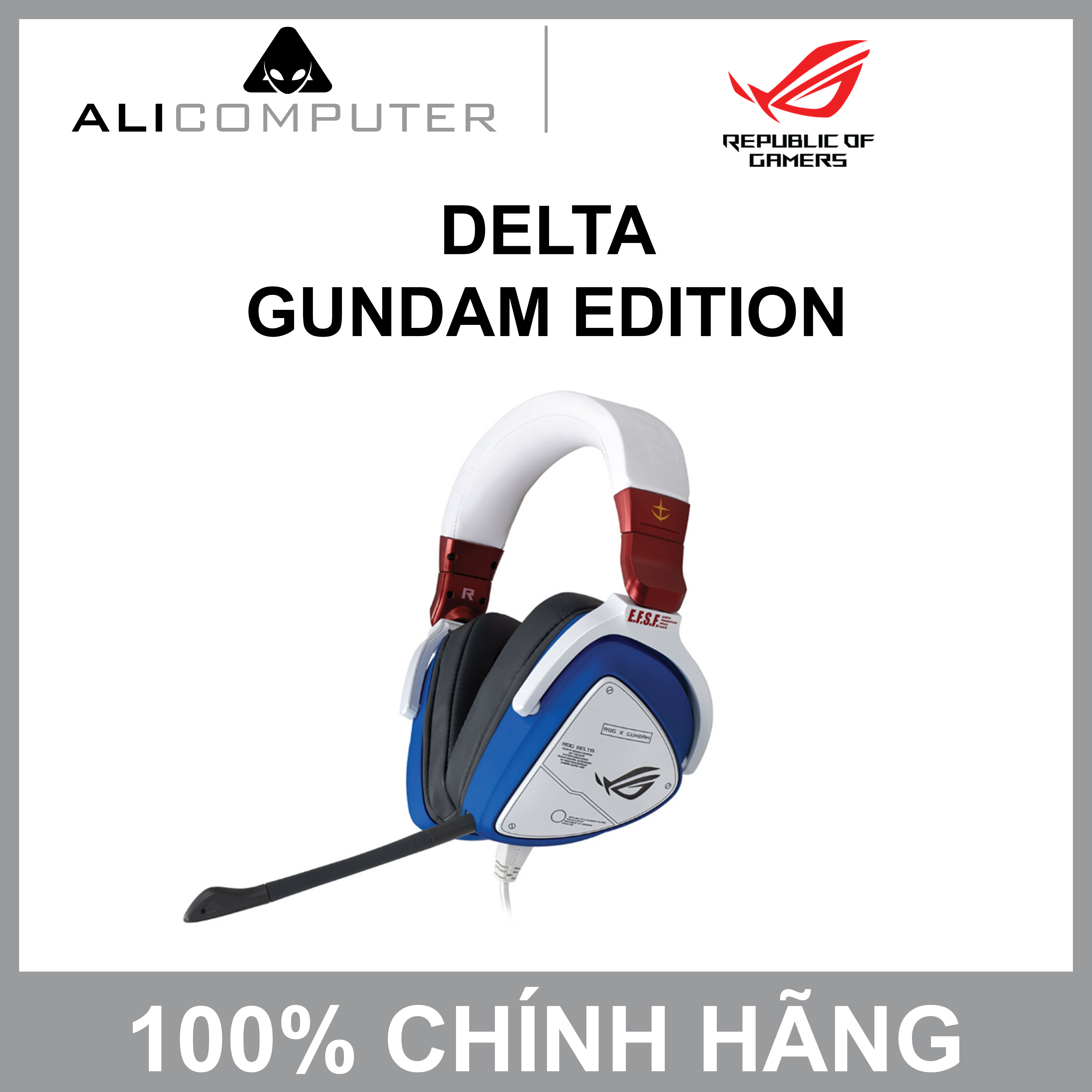 Tai nghe ROG Delta GUNDAM Edition_ALI Computer Store