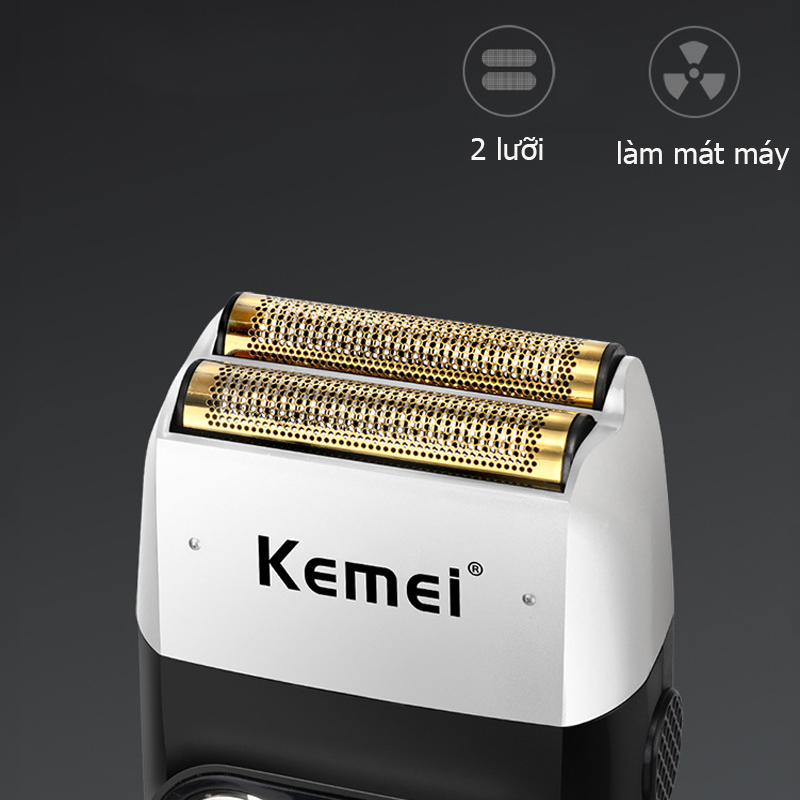 Bộ lưỡi cạo râu Kemei 2026 cao cấp