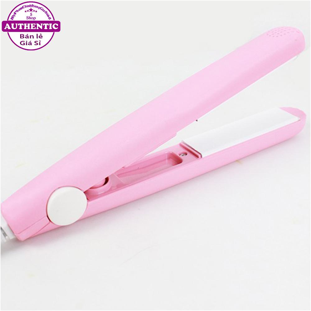 Máy Duỗi Tóc Mini Du Lịch Màu Hồng