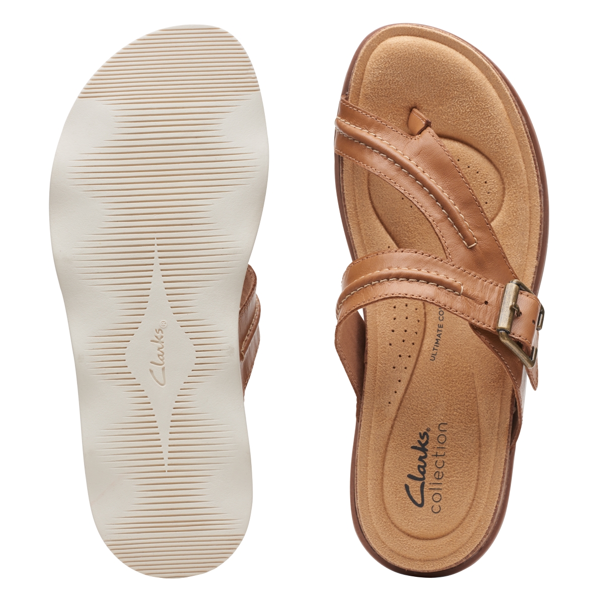 Dép Xỏ Ngón Da Nữ Clarks - Brynn Madi