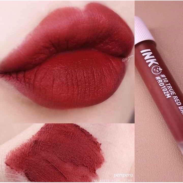 [ SẴN + BILL ] Son Kem Lì Mềm Mịn Môi Peripera Ink Matte Blur Tint.