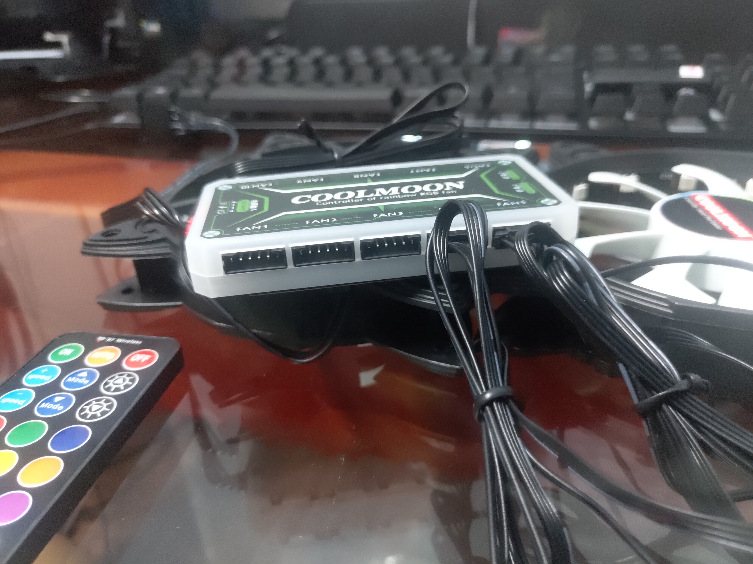 Fan Led RGB + HUB - 12cm - 6pin - 30 ĐỔI TRẢ MIỄN PHÍ.