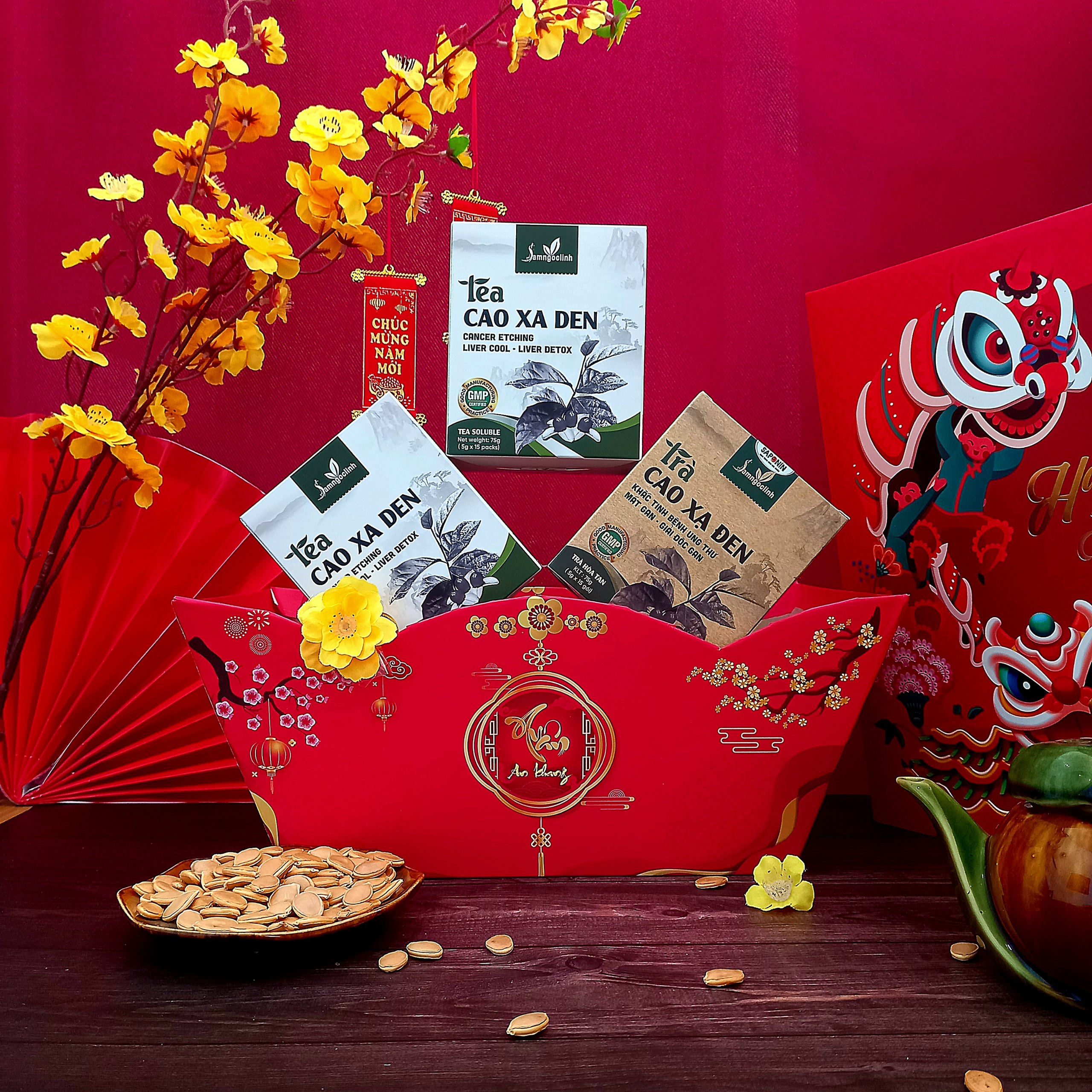 Trà Cao xạ đen - Hộp 75gram
