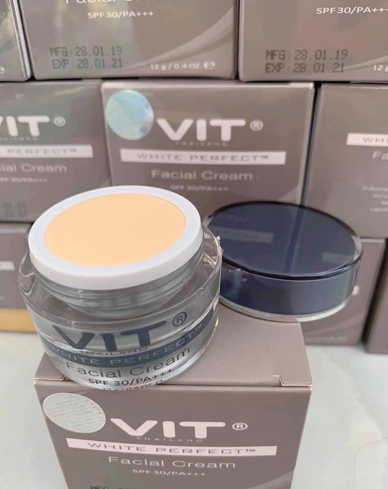 CHÍNH HÃNG CÓ TEM-  Kem dưỡng trắng da VIT White Perfec Facial Cream SPF 30/PA+++. Thái lan