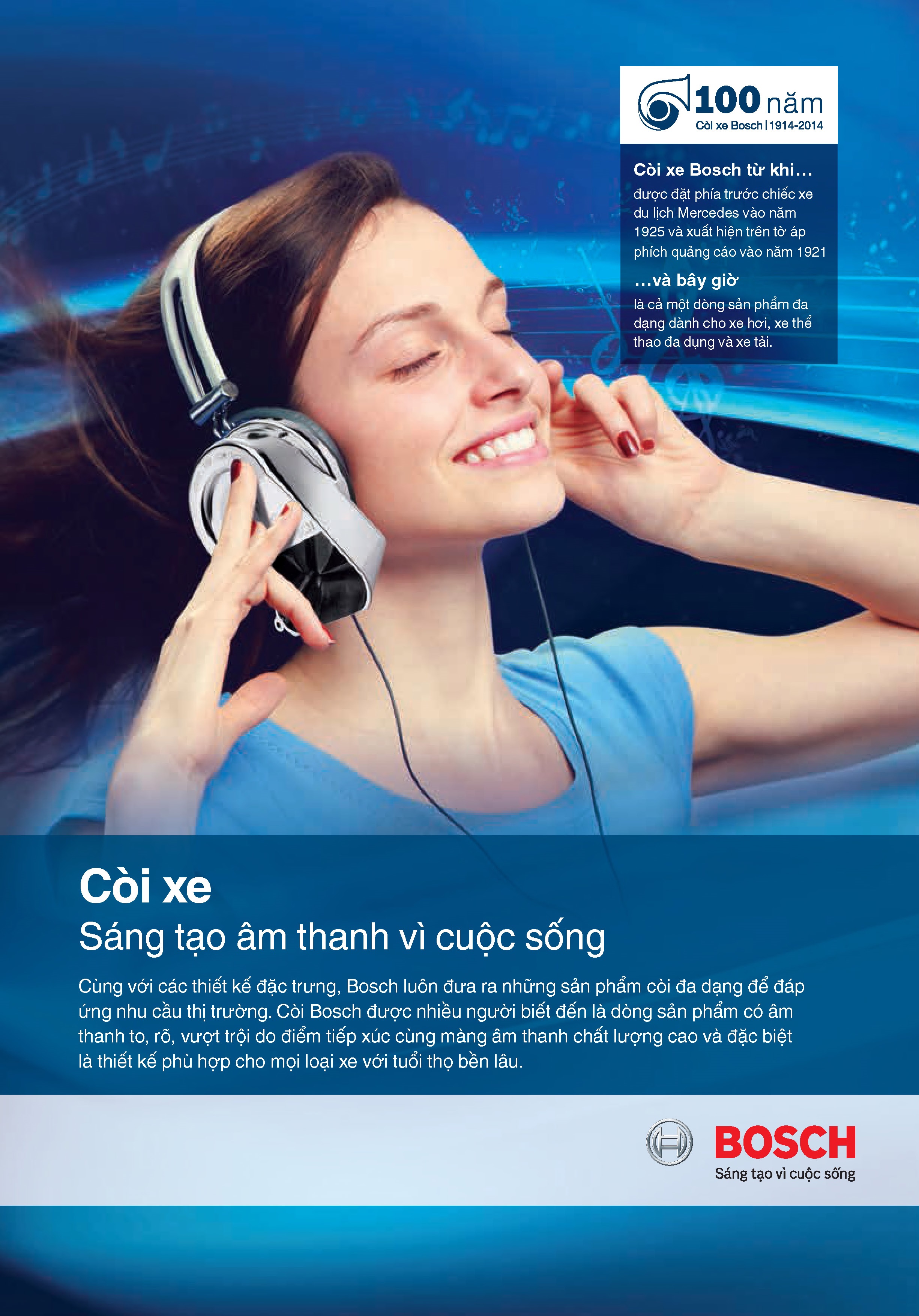 Còi Sò (Kèn Sò) Bosch EC6 12V - Nhiều dòng xe