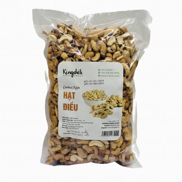 Hạt điều bể 1kg - giao thương hiệu ngẫu nhiên