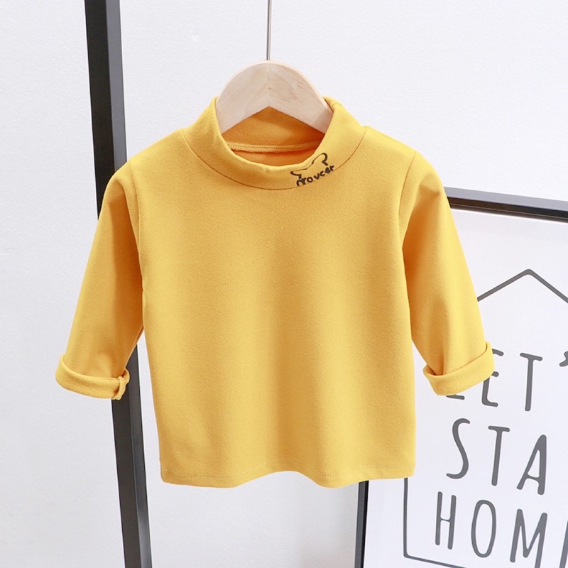 ÁO COTTON NỈ CỔ 3P HÀNG QC CHO BÉ