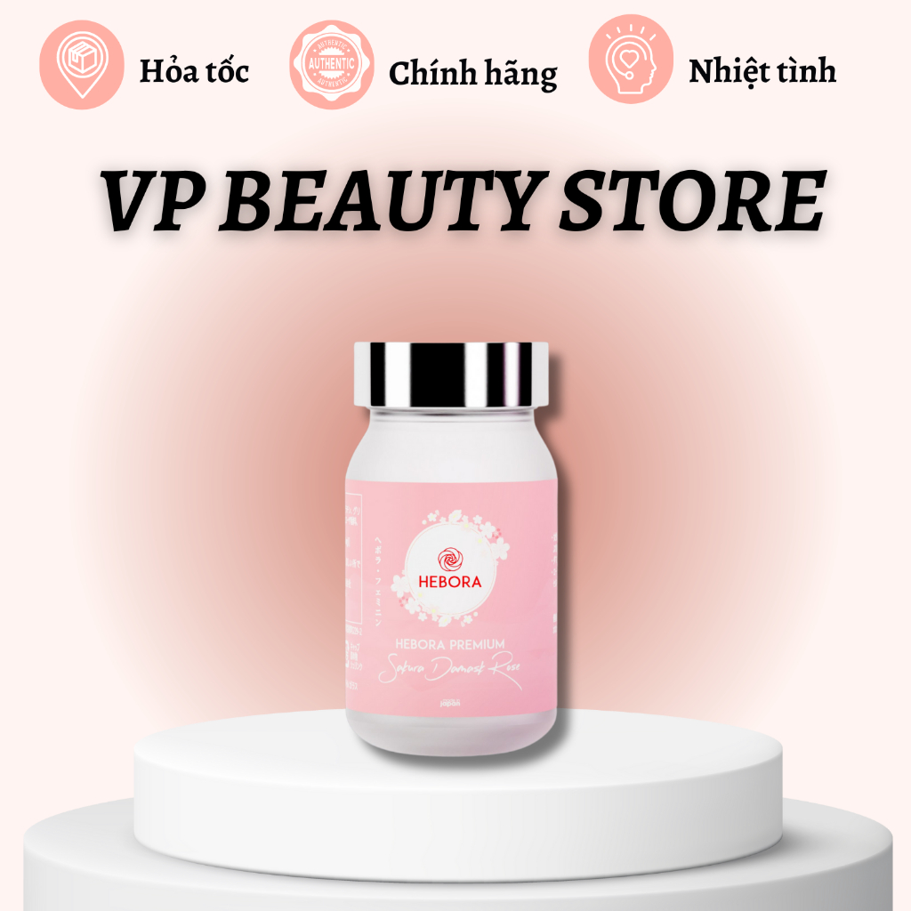 Viên uống Hebora Nhật Bản phiên bản 2020 - Hiệu quả gấp đôi, viên uống tỏa hương thơm và sinh lý nữ