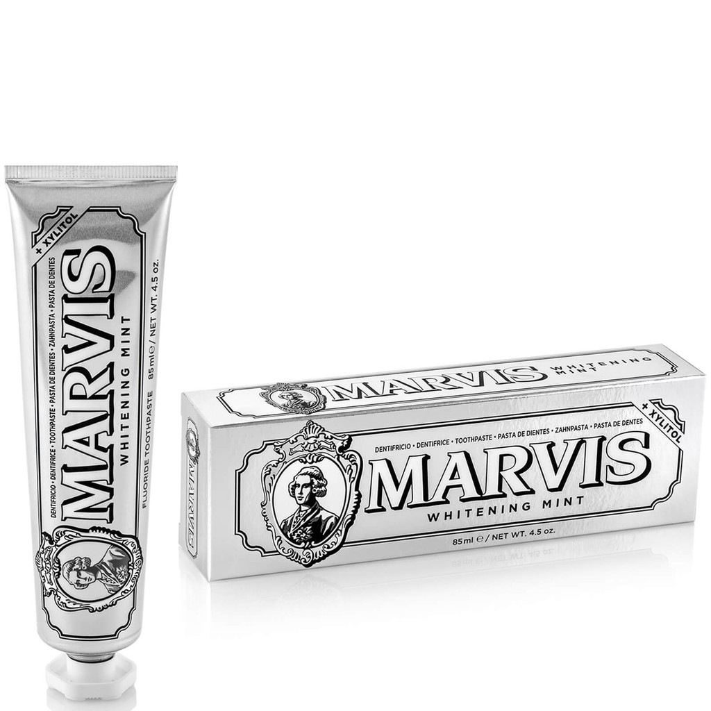 Kem đánh răng Marvis Whitening Mint - Trắng Răng 85ml