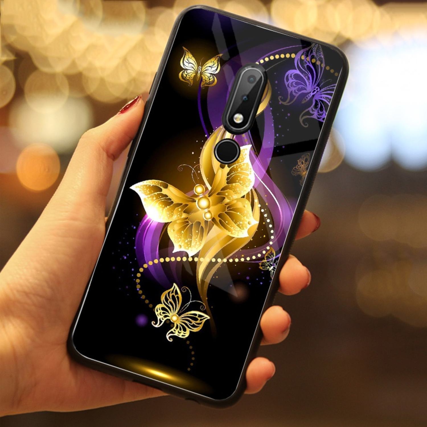 Ốp Lưng KÍNH BÓNG NOKIA 6.1 PLUS PHIÊN BẢN MỚI