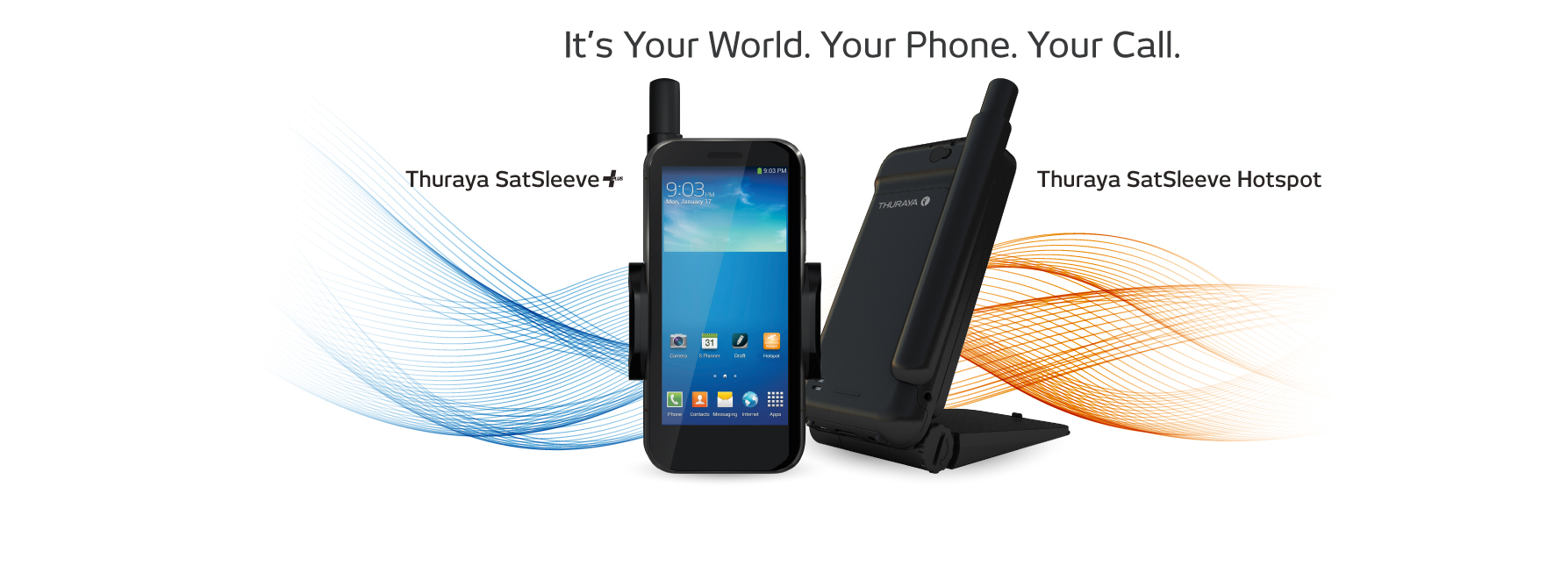 Điện thoại vệ tinh Thuraya Satsleeve ++