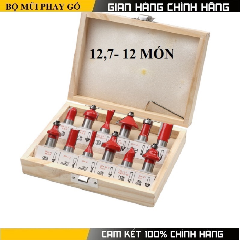 Mũi phay gỗ 6,35