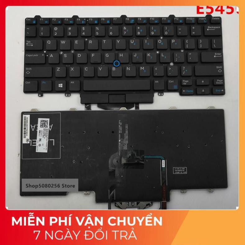 Bàn phím dell latitude e5450, e5470, e7450, e7470 có đèn us