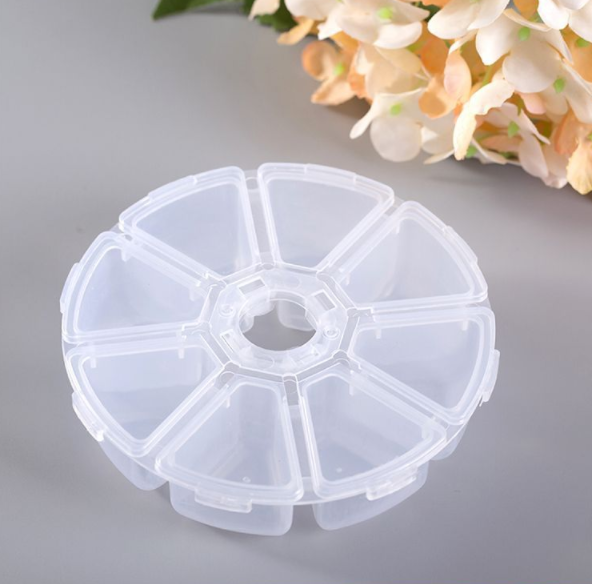 Hộp tròn đựng đồ mi nail
