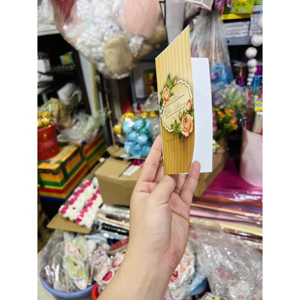 Combo 10 thiệp Chúc mừng - 15x8cm