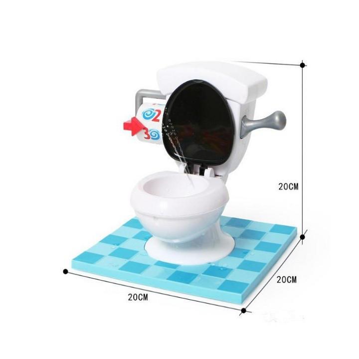 Đồ chơi thử thách bồn cầu rắc rối cho bé