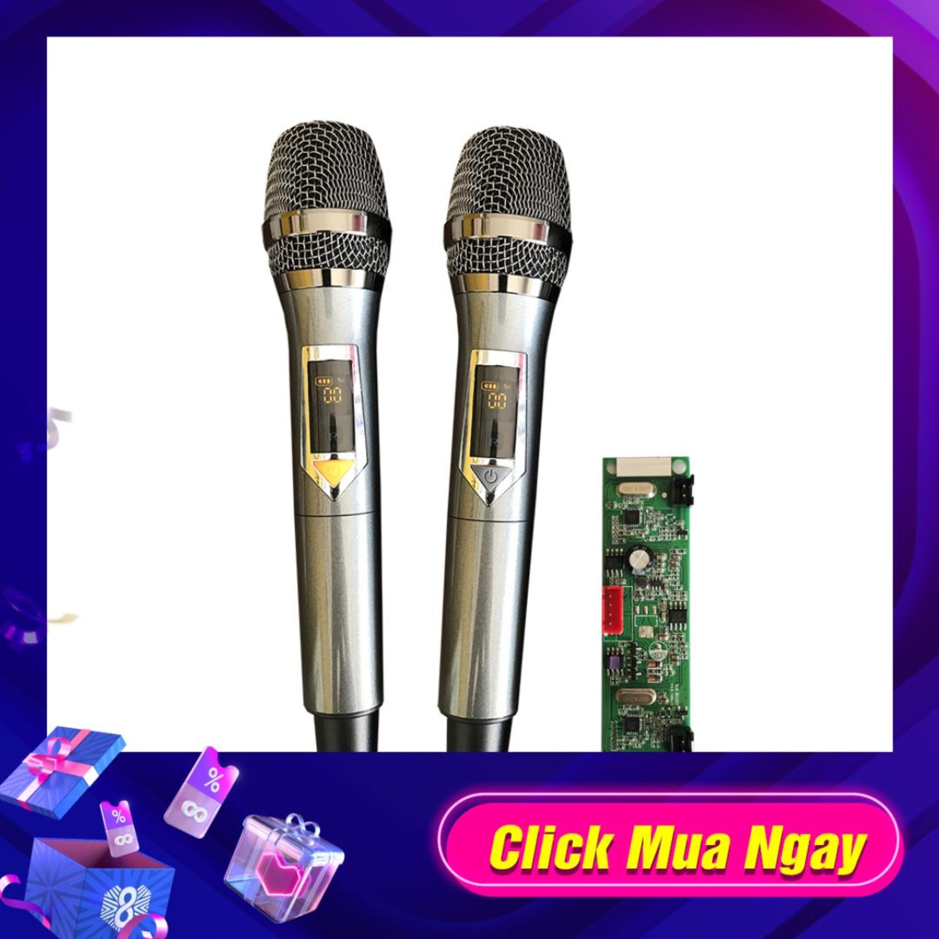 >> BÁO GIÁ BỘ MICRO CÓ DÂY SNS838 MÀU ĐEN | Shopee Lazada Sendo Tiki mới nhất 182 Bộ 2 Micro Không Dây UHF F66 - F68 Nâng Cấp ,Thay Thế Cho Loa Kéo Cực Hay, Màu Đen Có Đèn Báo