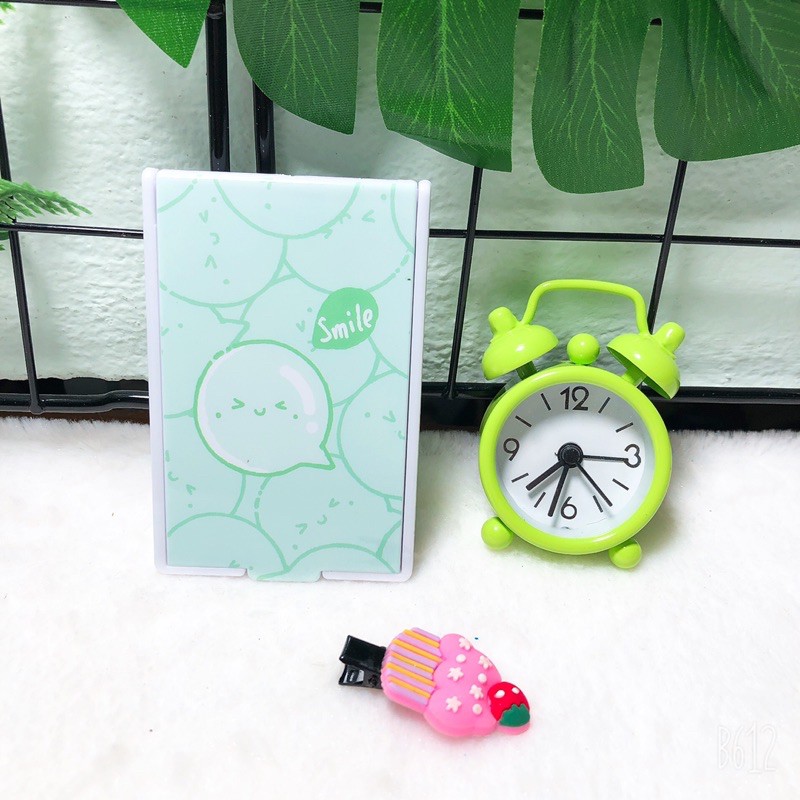 Gương lược bỏ bóp hình vuông 7*9cm