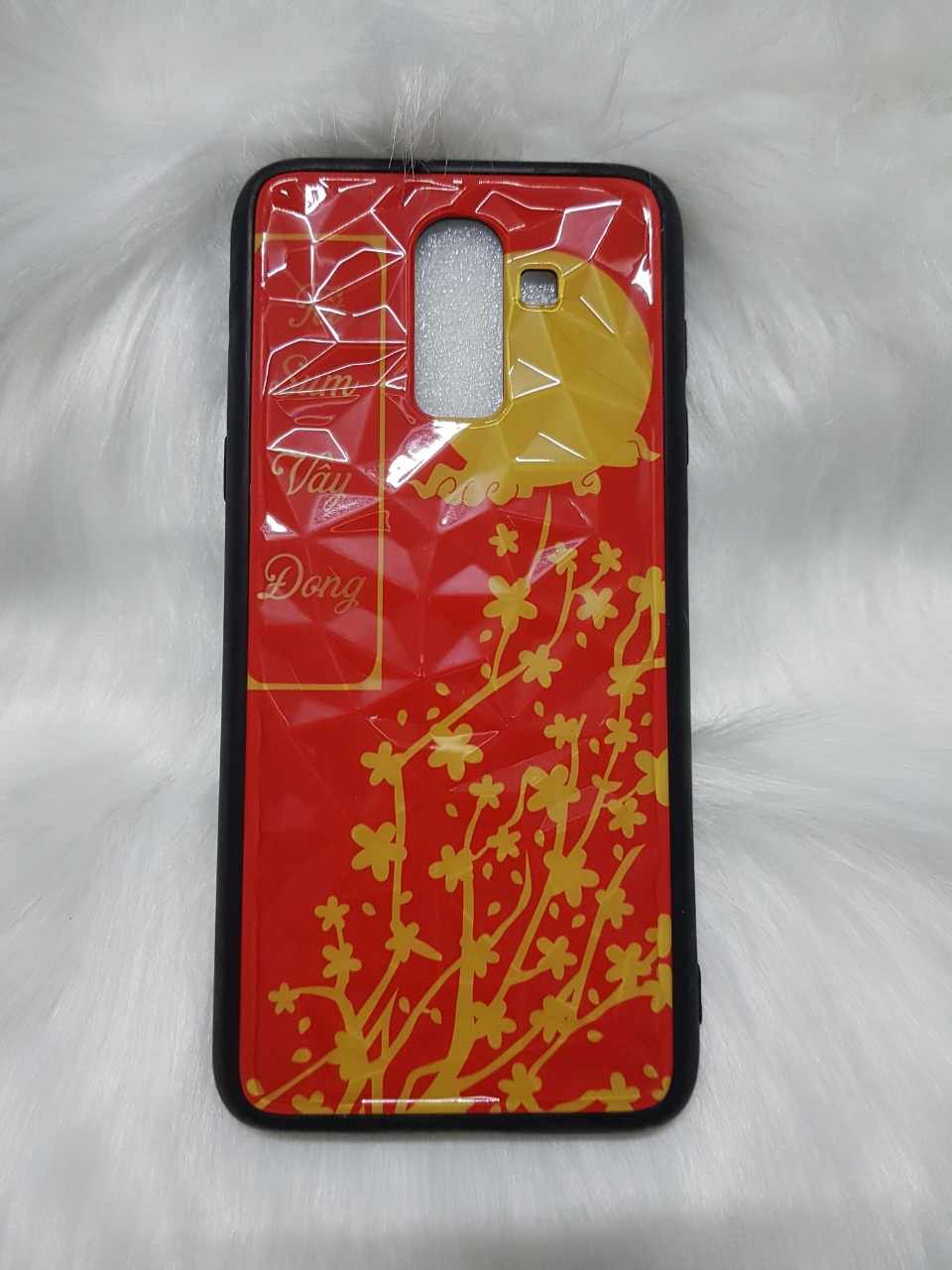 " mua 1 tặng 1" samsung j8/a6plus - ốp lưng viền nhựa dẻo lưng đá 3d cho máy samsung j8/a6plus