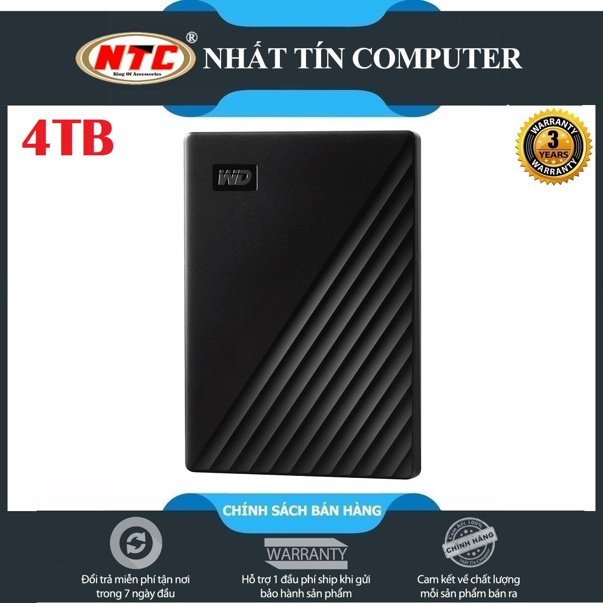 Ổ hard mobile HDD Western Digital My Passport 4TB (black)