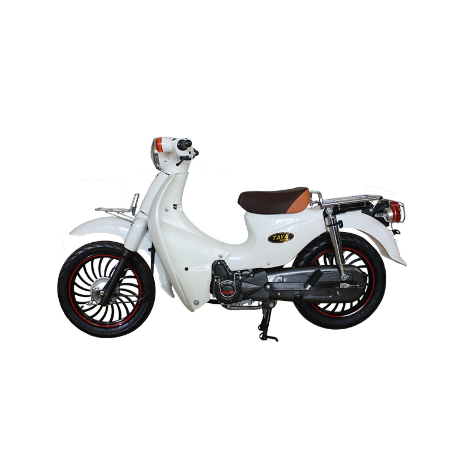 Xe cub 81 Taya Minion vành đúc thấp (Trắng)
