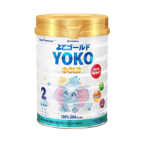 Sữa bột YOKOGOLD 2 850g (cho trẻ từ 1 - 2 tuổi)