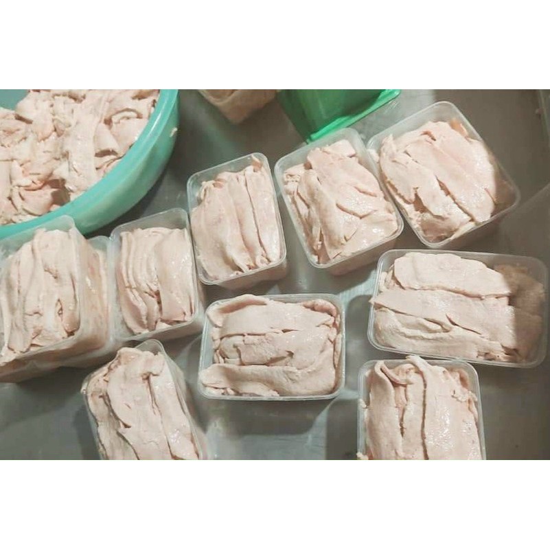 Vú heo cắt lát 500gr (giao tphcm)