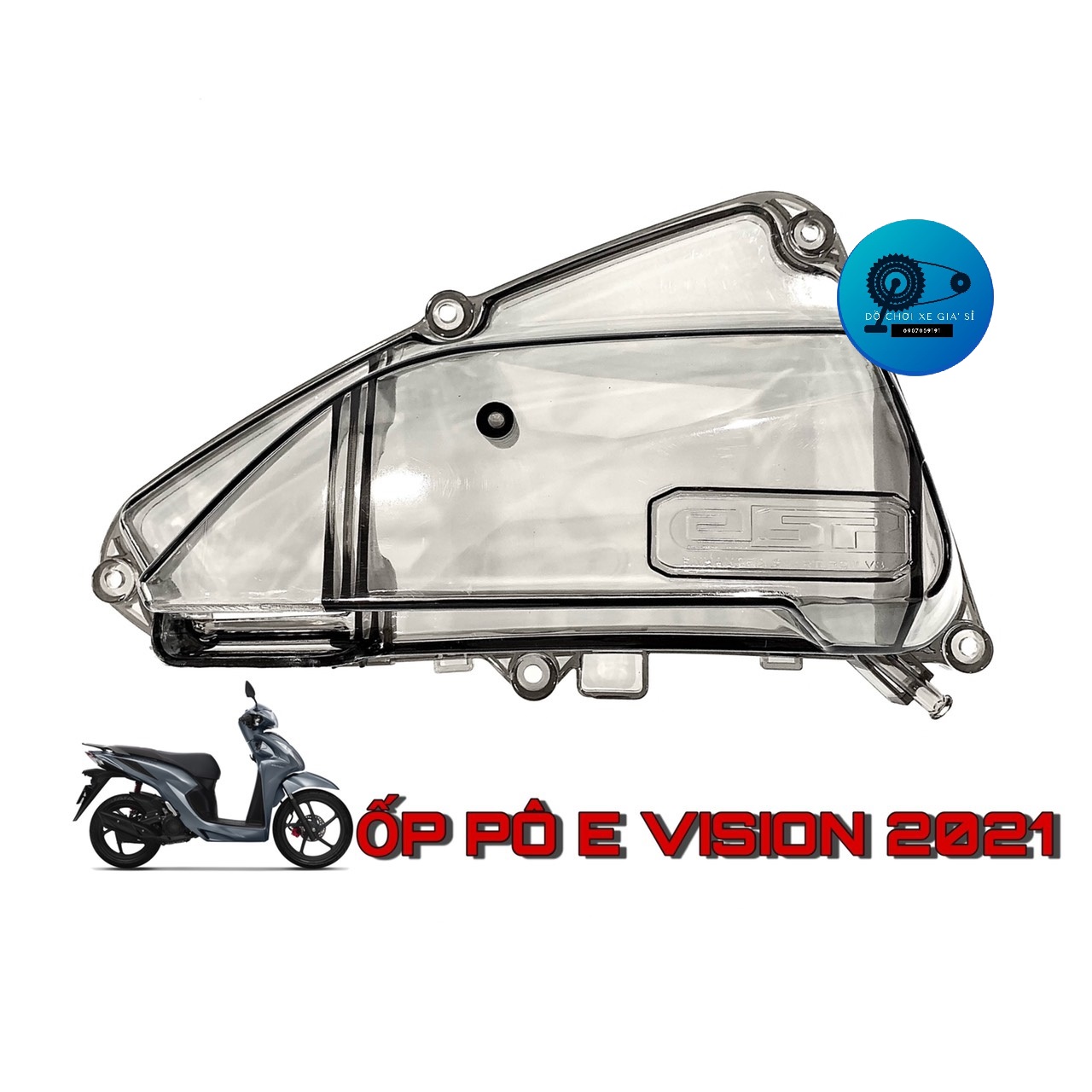 ỐP PÔ E TRONG SUỐT CHO HONDA VISION 2021