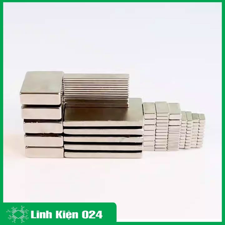 Bộ 2 viên nam châm đất hiếm 20x10x2mm ( từ tính hút cực mạnh )