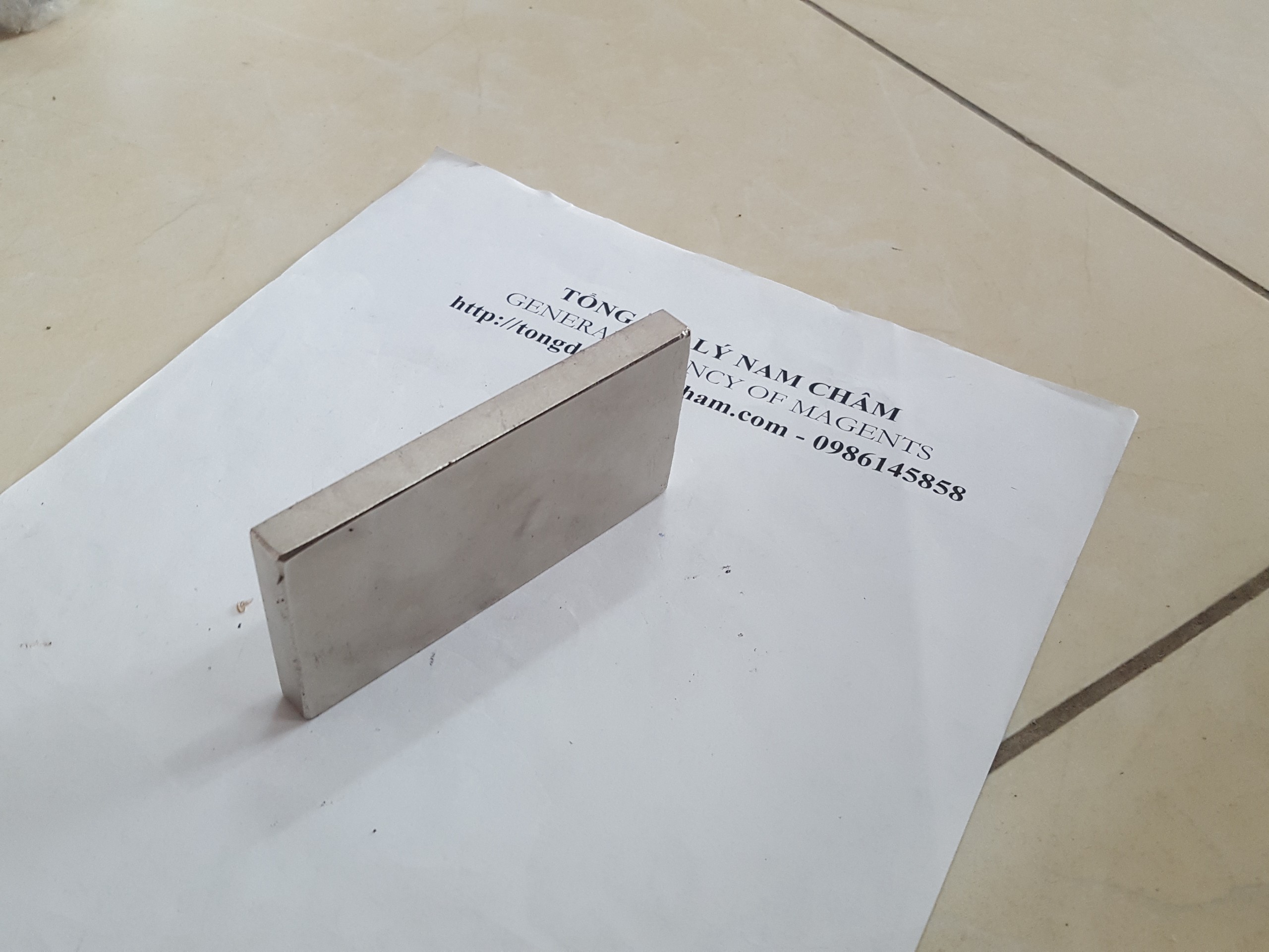 Nam châm siêu mạnh 100x50x10mm