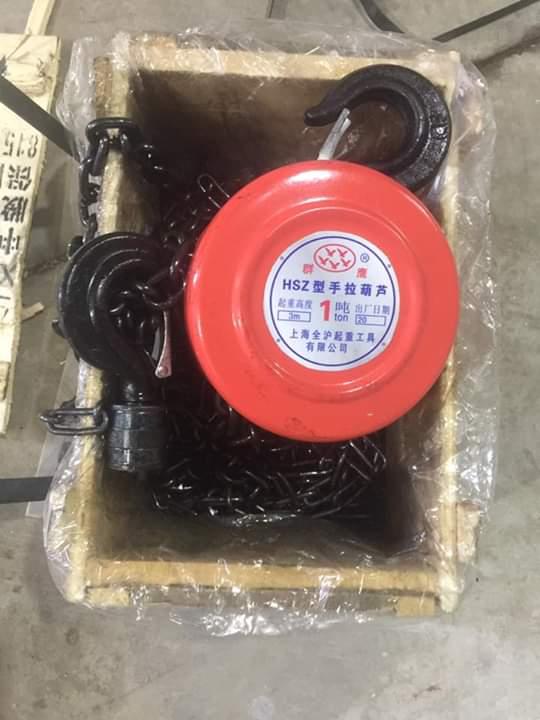 Palang kéo tay HSZ 1 tấn 3 mét