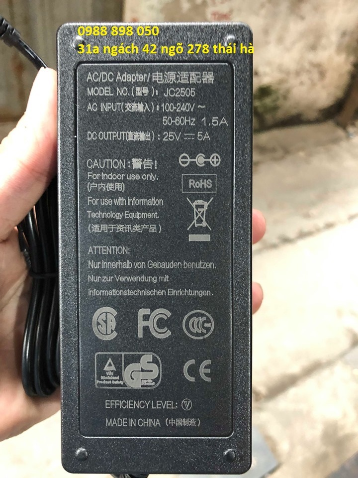 Adaptor-Nguồn 25v 5a Bản Gốc